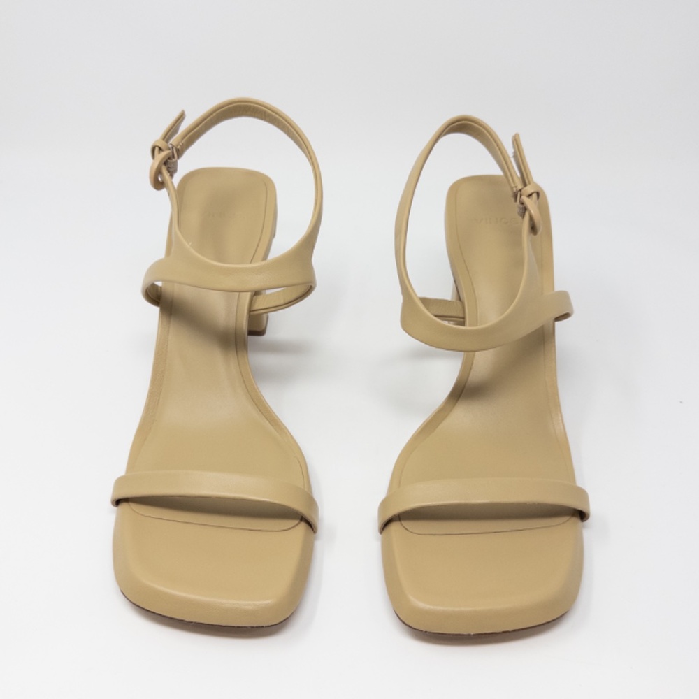 Vince Luella Ankle Strap Sandal Nude Heels Women’s 11 Strappy Sandals - Picture 4 of 7